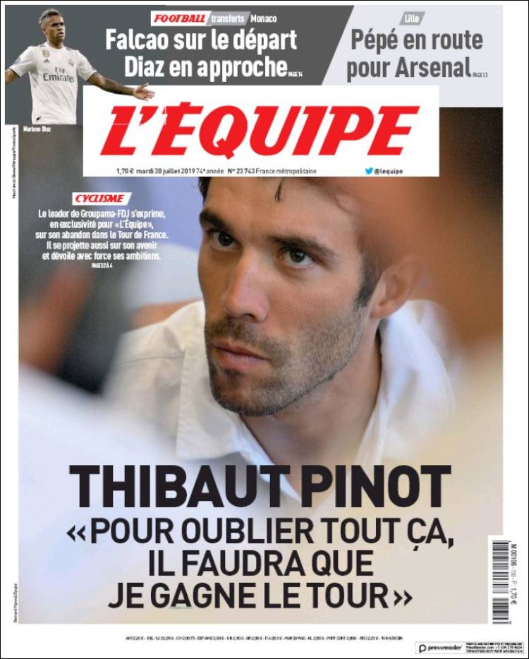 L'Equipe de Francia.