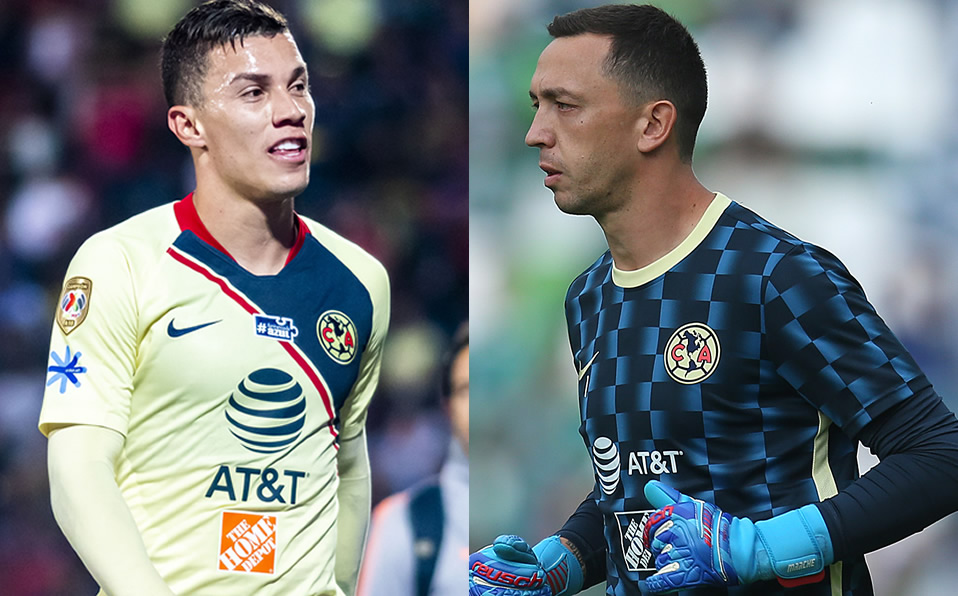Mateus Uribe y Agustín Marchesín tienen un pie fuera del América. (Foto: Imago7)