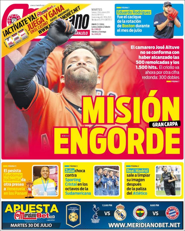 Meridiano de Venezuela.