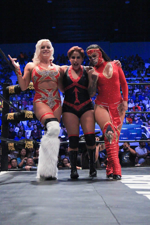 Taya, Faby Apache y Lady Shani (Foto: AAA)