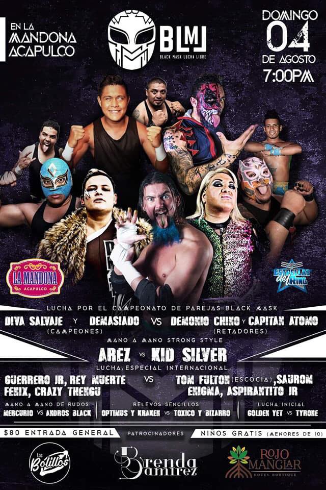 Carteleras de lucha libre del 31 de julio al 6 de agosto