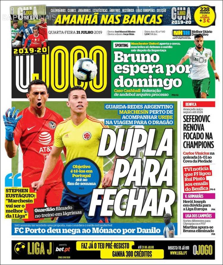 O Jogo de Portugal.