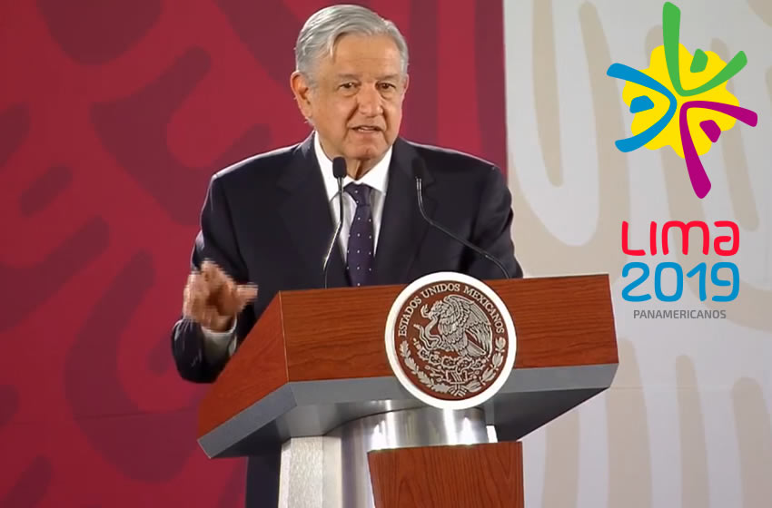 AMLO felicita a la delegación mexicana de Lima 2019 y a su regreso les dará una sorpresa.