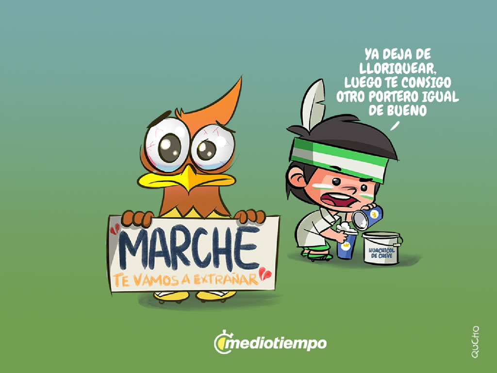 La despedida de Marche