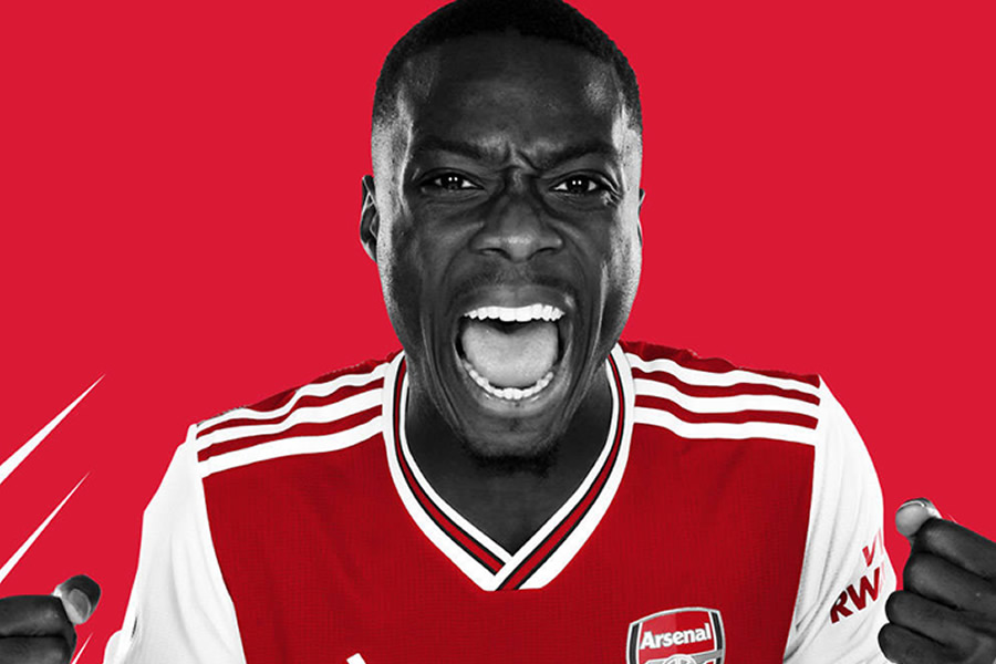 Nicolas Pépé ya luce la playera de los Gunners. (Foto: arsenal.com)