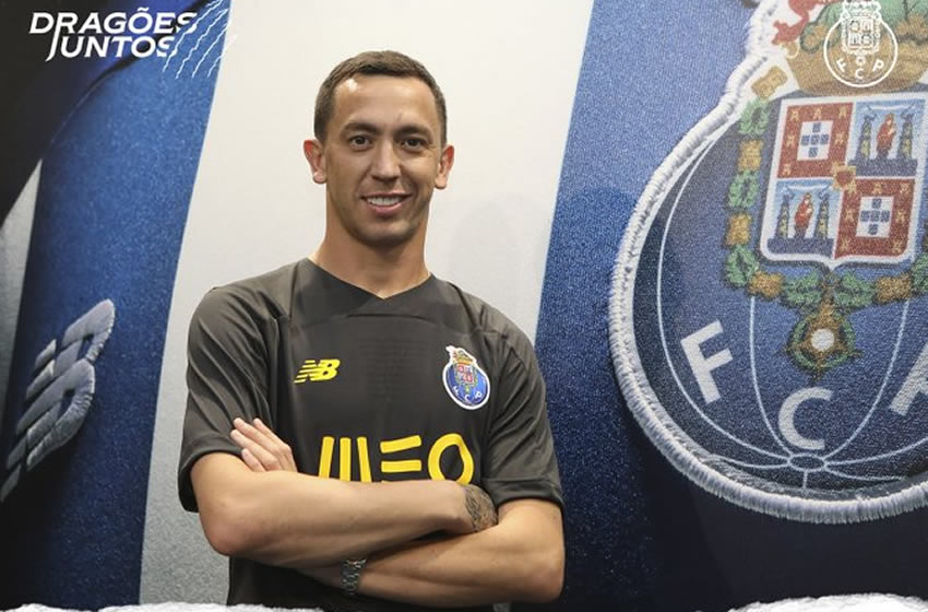 La imagen de bienvenida de Marchesín que publicó el Porto. @FCPorto