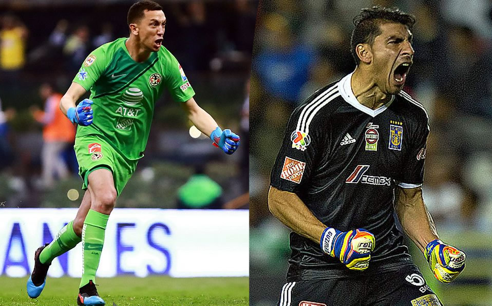 Nahuel Guzmán le deseó suerte a Marchesin en el Porto