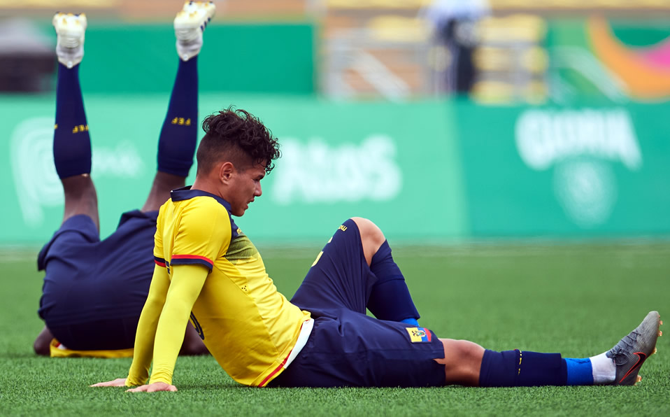 Jordy Alcívar fue el autor de la mano más incomprensible en Lima 2019. (Mexsport)