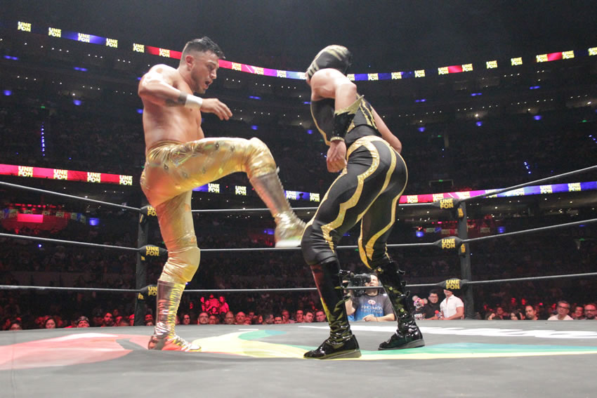 La Copa Triplemanía comenzó con Eclipse Jr. y Daga en el ring.