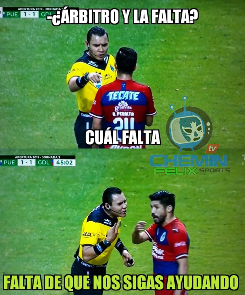 Los memes no bajan de "rateras" a las Chivas tras el empate en Puebla.