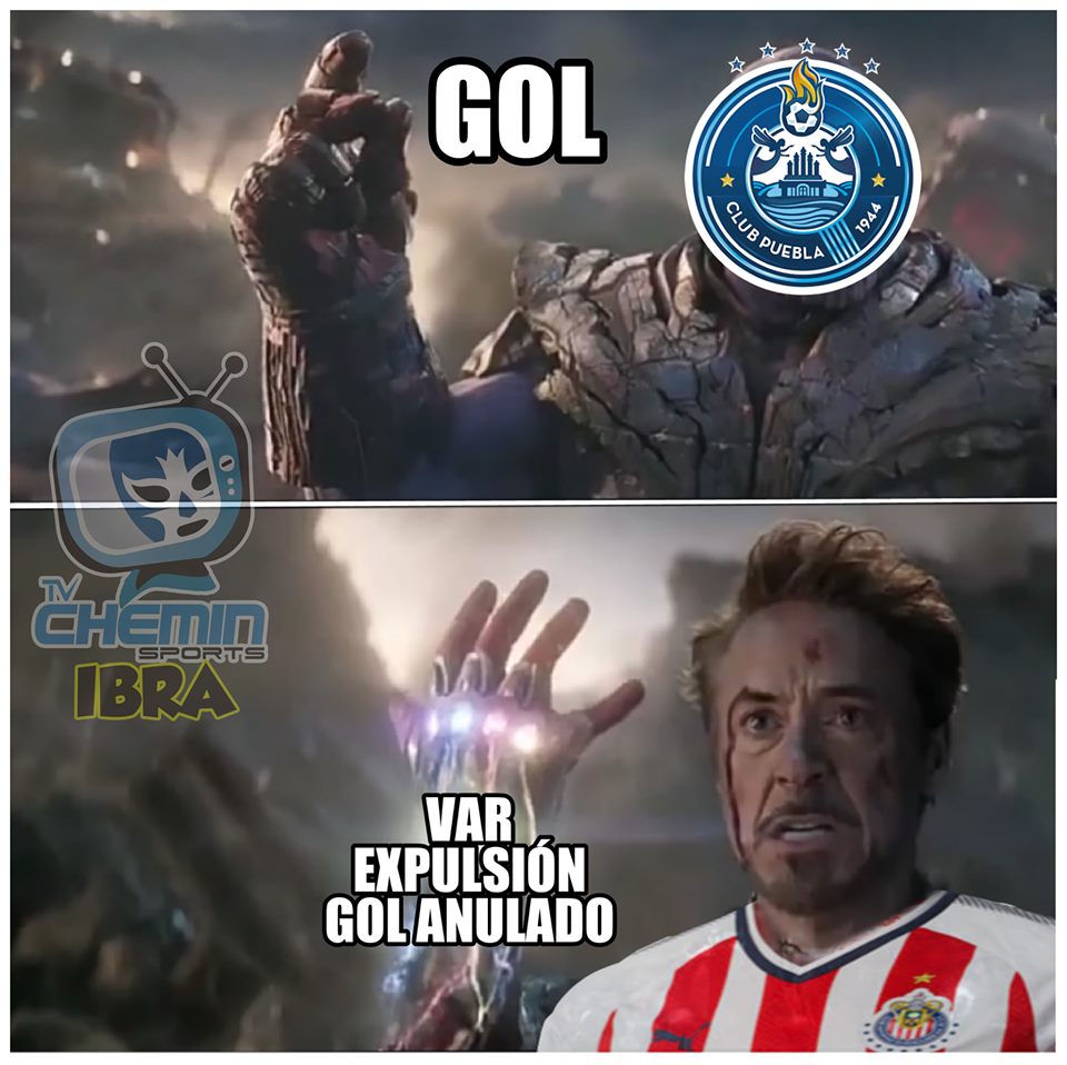 Los memes no bajan de "rateras" a las Chivas tras el empate en Puebla.