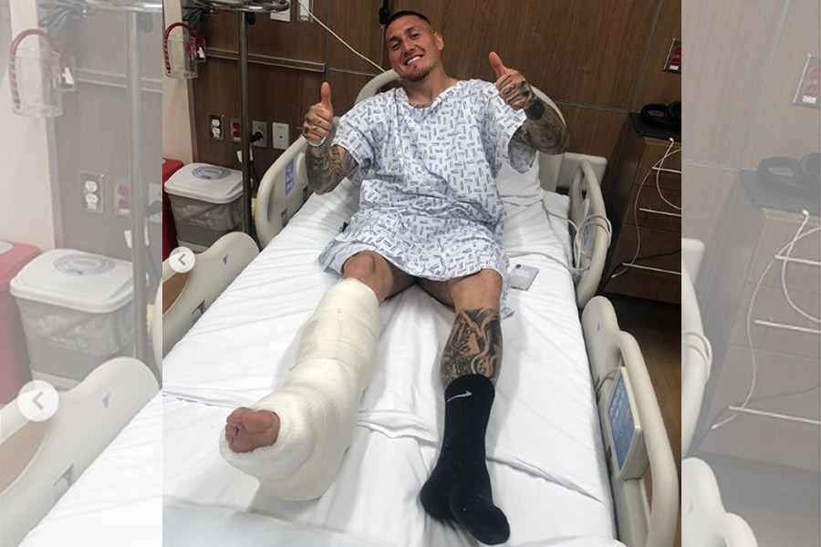 Nico lució optimista respecto a su recuperación. (Foto: @castillo30_)