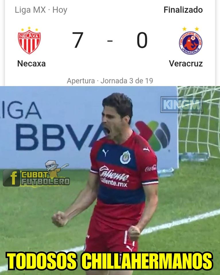 El Pollo Briseño, amo y señor de los memes celebrando barridas.