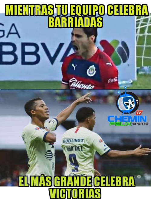 El Pollo Briseño, amo y señor de los memes celebrando barridas.