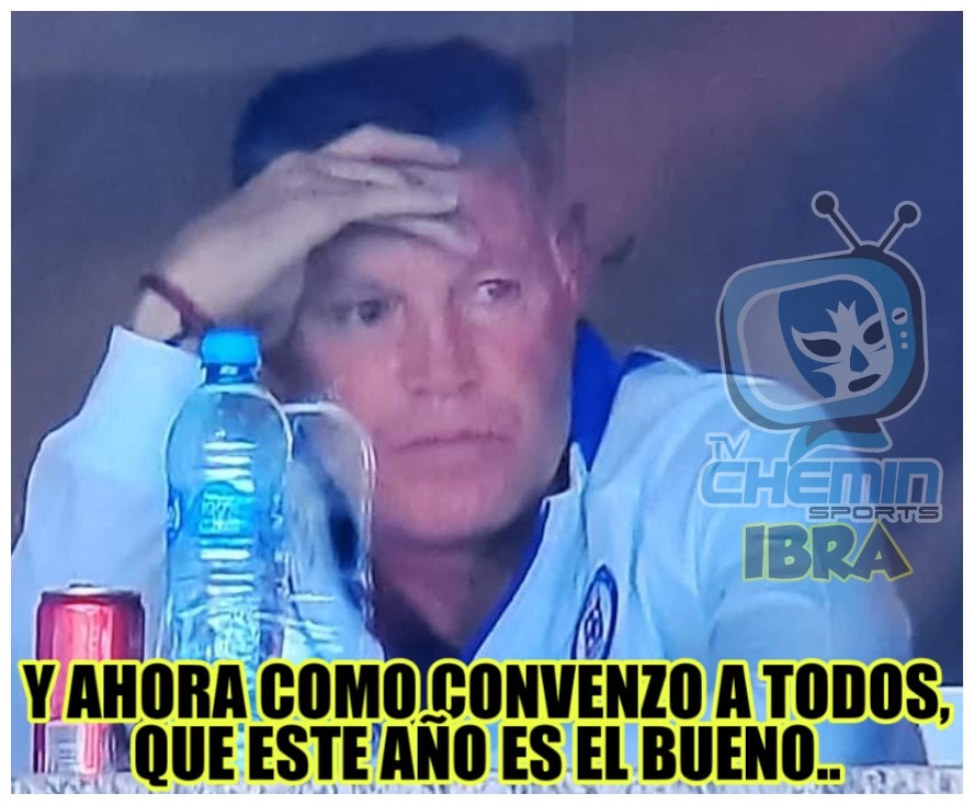 Que se vayan resignando los aficionados del Cruz Azul porque este año "no es el bueno".