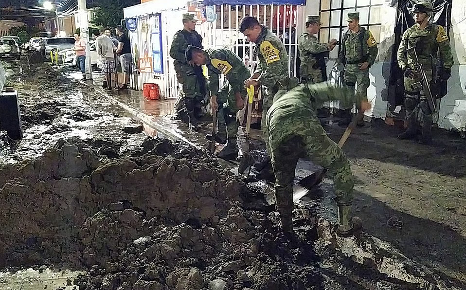 El Ejército empezó con los trabajos