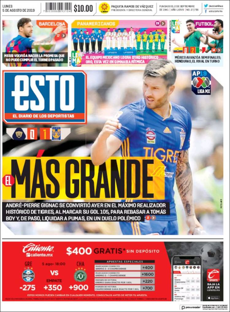 Las mejores portadas del mundo de los deportes.