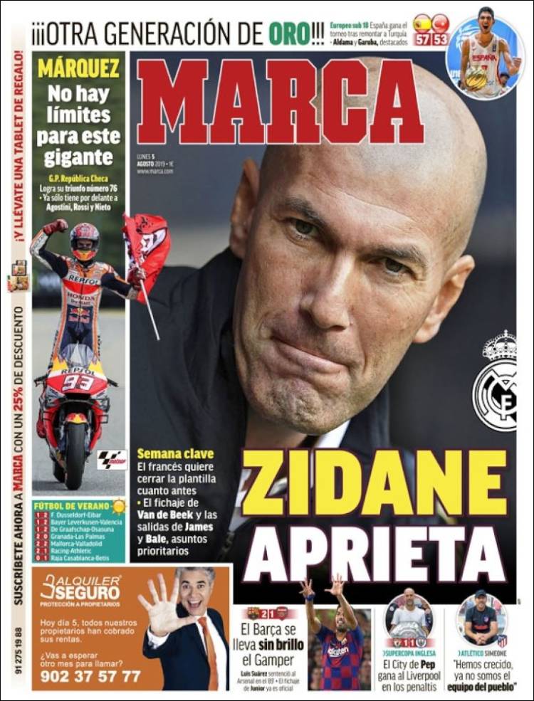 Las mejores portadas del mundo de los deportes.