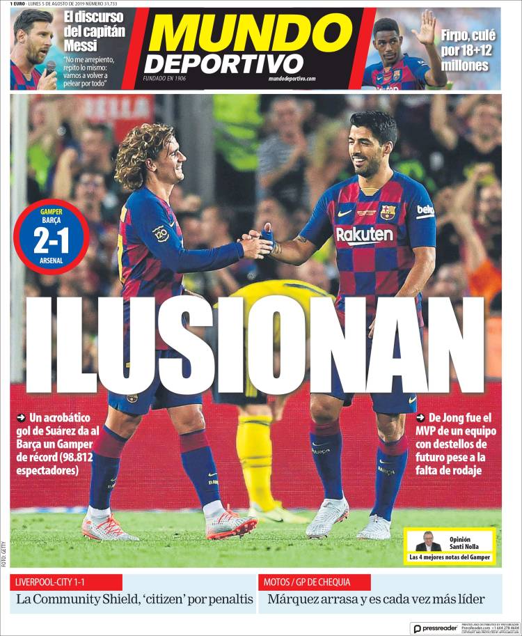 Las mejores portadas del mundo de los deportes.