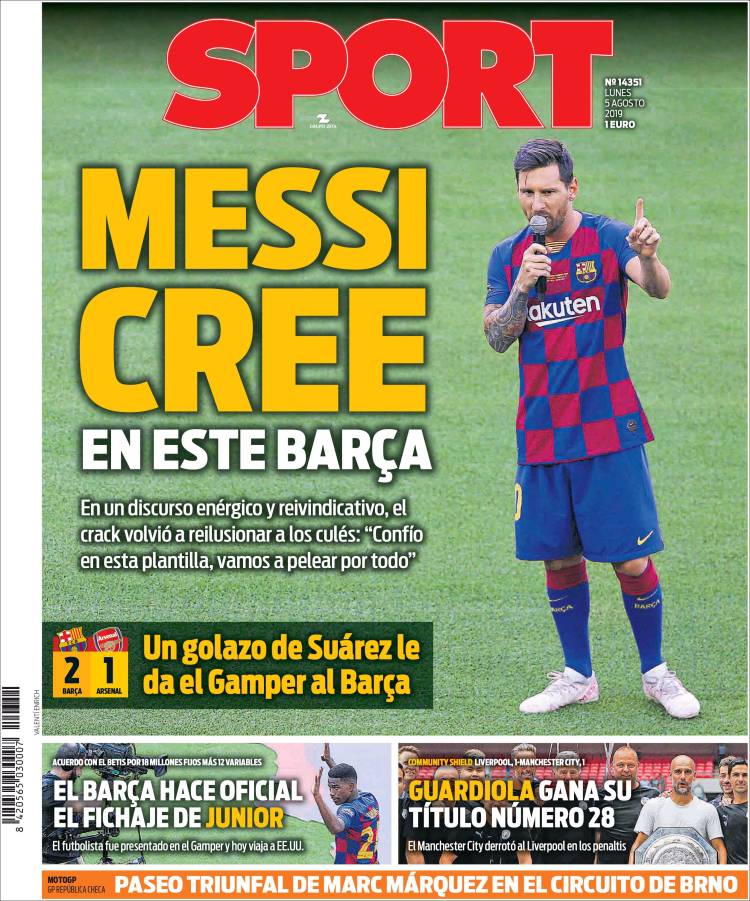 Las mejores portadas del mundo de los deportes.