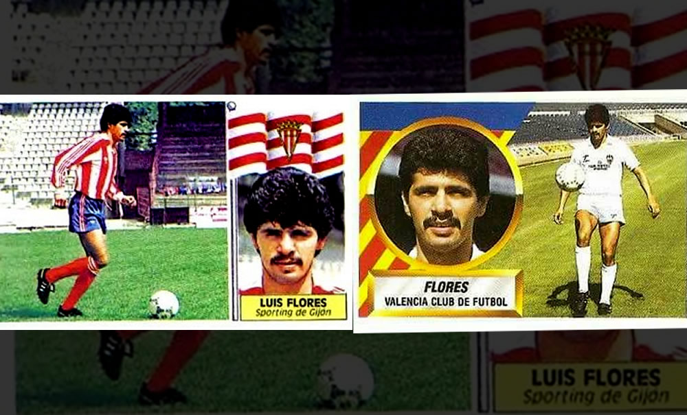 Luis Flores Ocaranza: Real Sporting de Gijón de España	en la T. 1986-1987; y Valencia en T. 1988-1989.