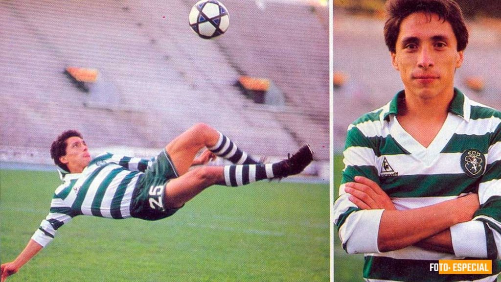 Manuel Negrete jugó en el Sporting de Lisboa de Portugal en 1986 y conReal Sporting de Gijónde España 1987.