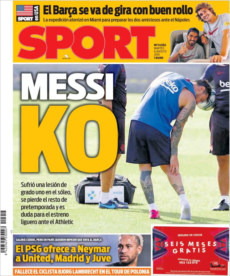 Las mejores portadas del mundo de los deportes.