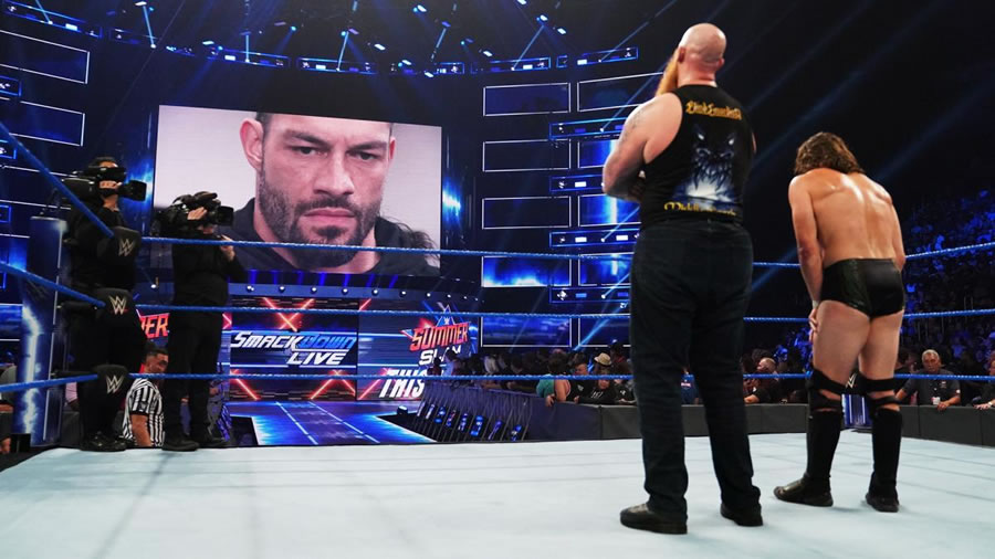 Roman Reigns lució desconcertado. (Foto: WWE)