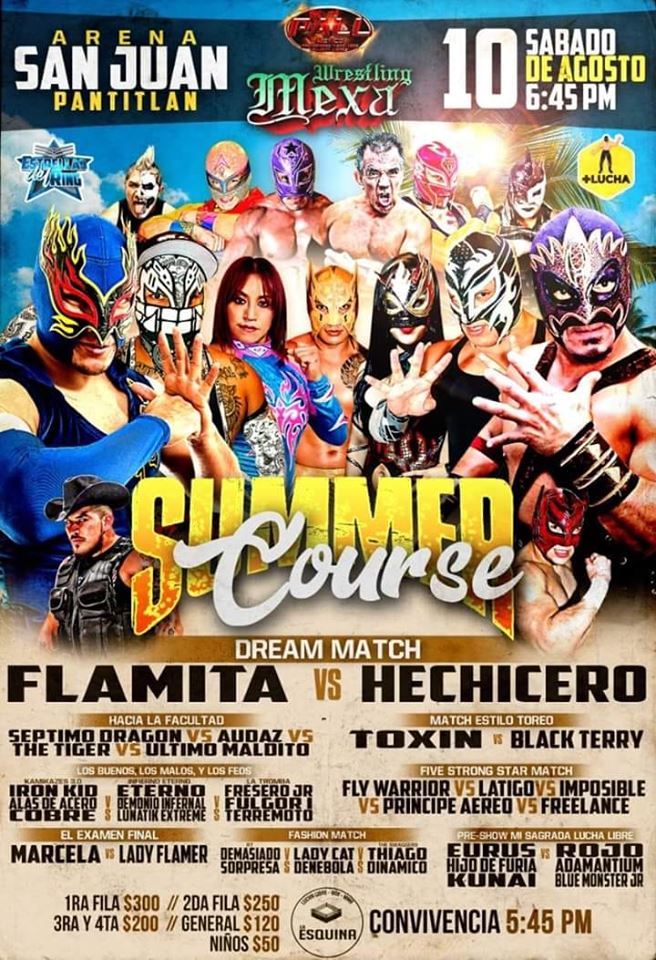 Carteleras de lucha libre del 7 al 14 de agosto de 2019