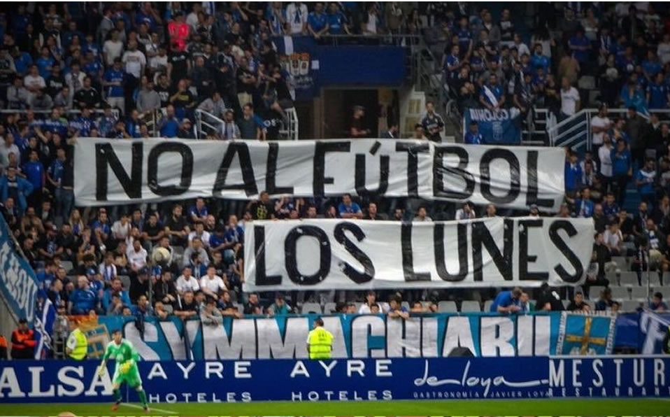 Los aficionados se negaban a contar con un duelo los lunes. (@luisrubiales)