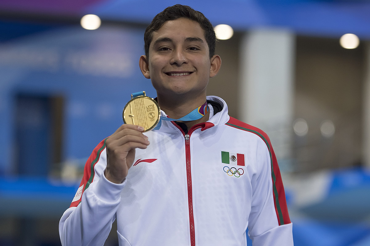 Kevin Berlín Reyes obtuvo el Oro en Clavados.