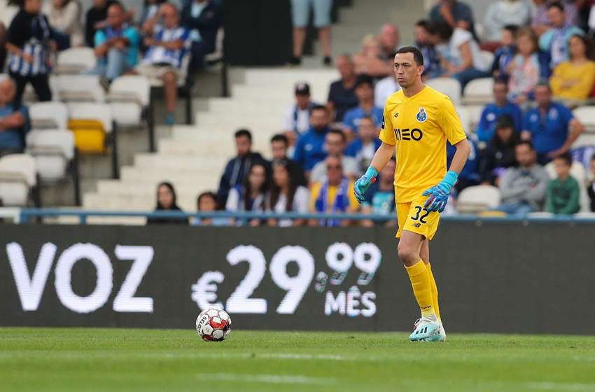 Marchesín, en su primer partido de Liga con el Porto. Foto: @FCPorto
