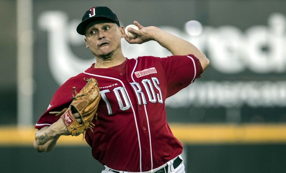 Orlando Lara ejecutó 14 ponches en la noche histórica de los Toros. (Foto: @TorosDeTijuana)