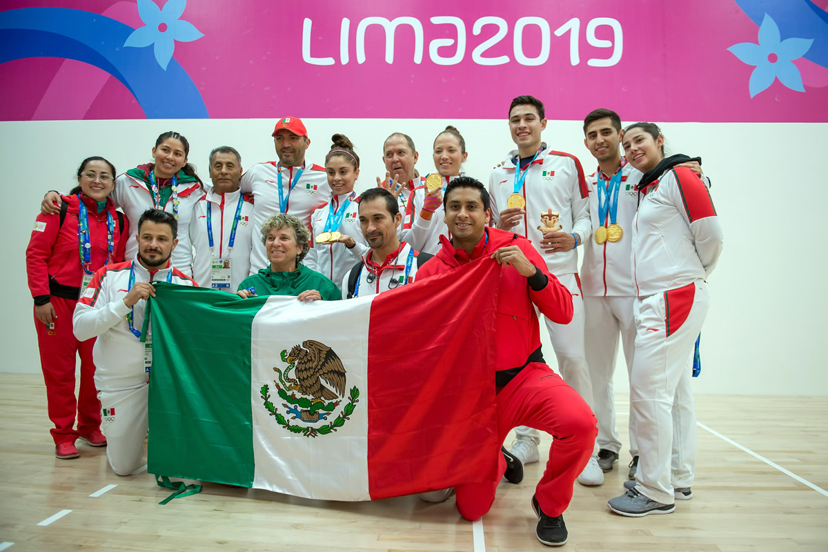 Paola Longoria y Samantha Salas: Oro en Ráquetbol Equipos Femenino.
