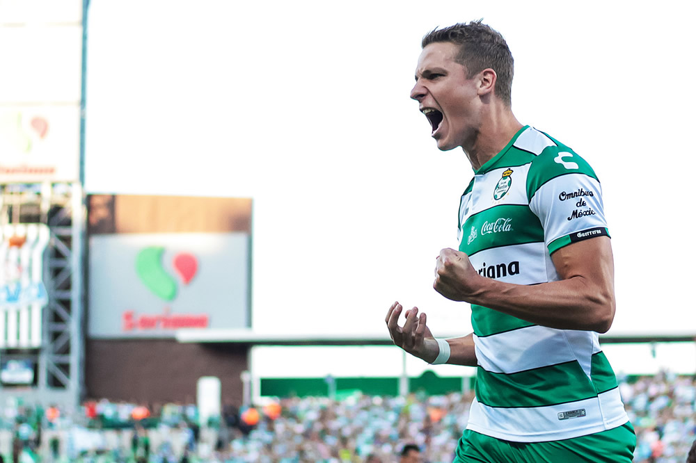 Así celebró Furch su segundo de penal (FOTO: Imago7)