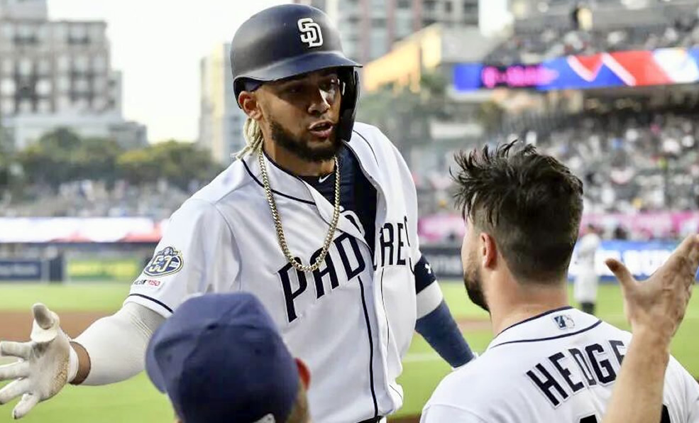 El dominicano pasó un mes fuera de acción por tensión de los isquiotibiales izquierdos. (Foto: @FEBeisbol)