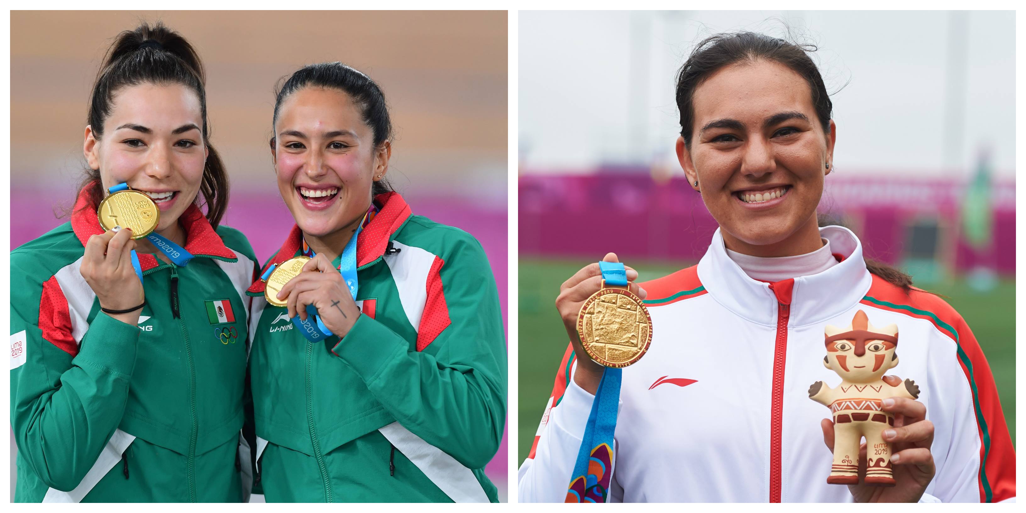 Jessica Salazar y Daniela Gaxiola: Oro en Velocidad por Equipos Femeninos en Ciclismo de pista.