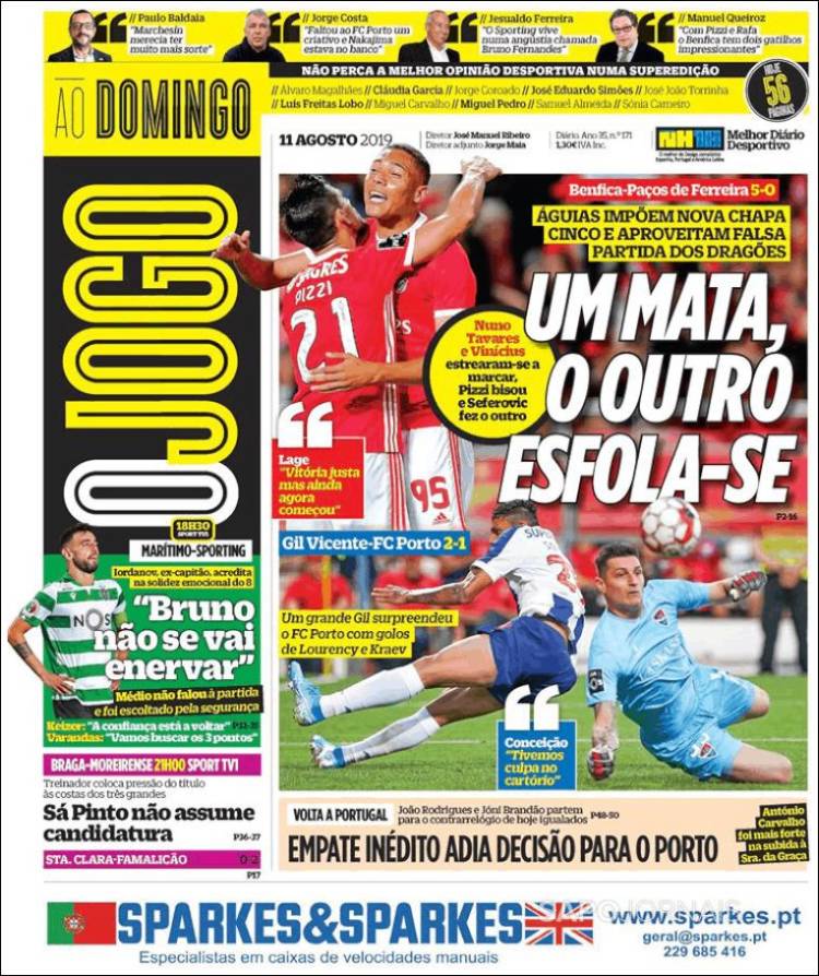 El Papelón (11-08-2019): Las portadas más destacadas del mundo