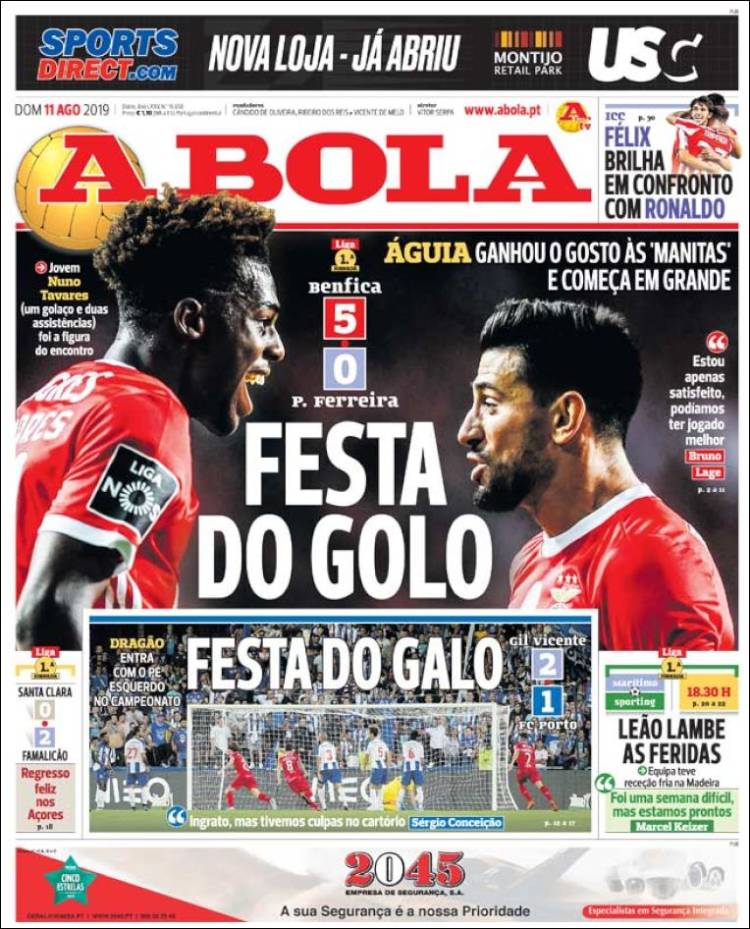 El Papelón (11-08-2019): Las portadas más destacadas del mundo