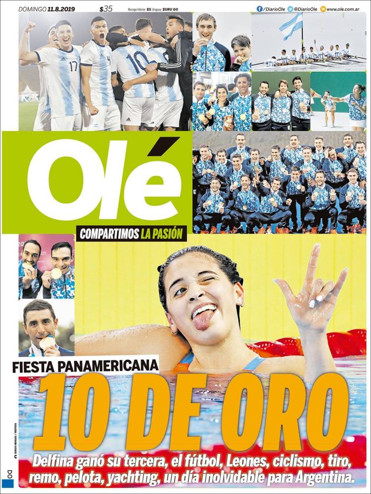 El Papelón (11-08-2019): Las portadas más destacadas del mundo