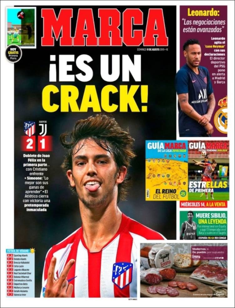 El Papelón (11-08-2019): Las portadas más destacadas del mundo