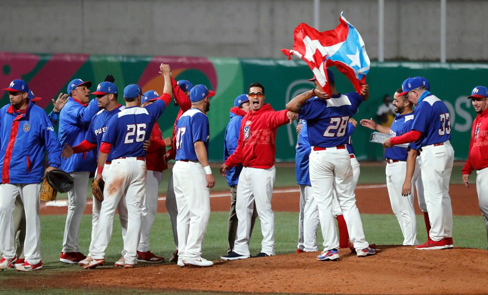 Puerto Rico se proclamó campeón en el beisbol de Lima 2019. (Foto: @FEBeisbol)
