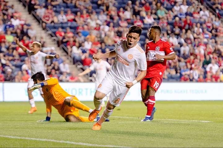 Barco lleva cuatro goles en 11 partidos esta temporada en la MLS. (atlutd.com)