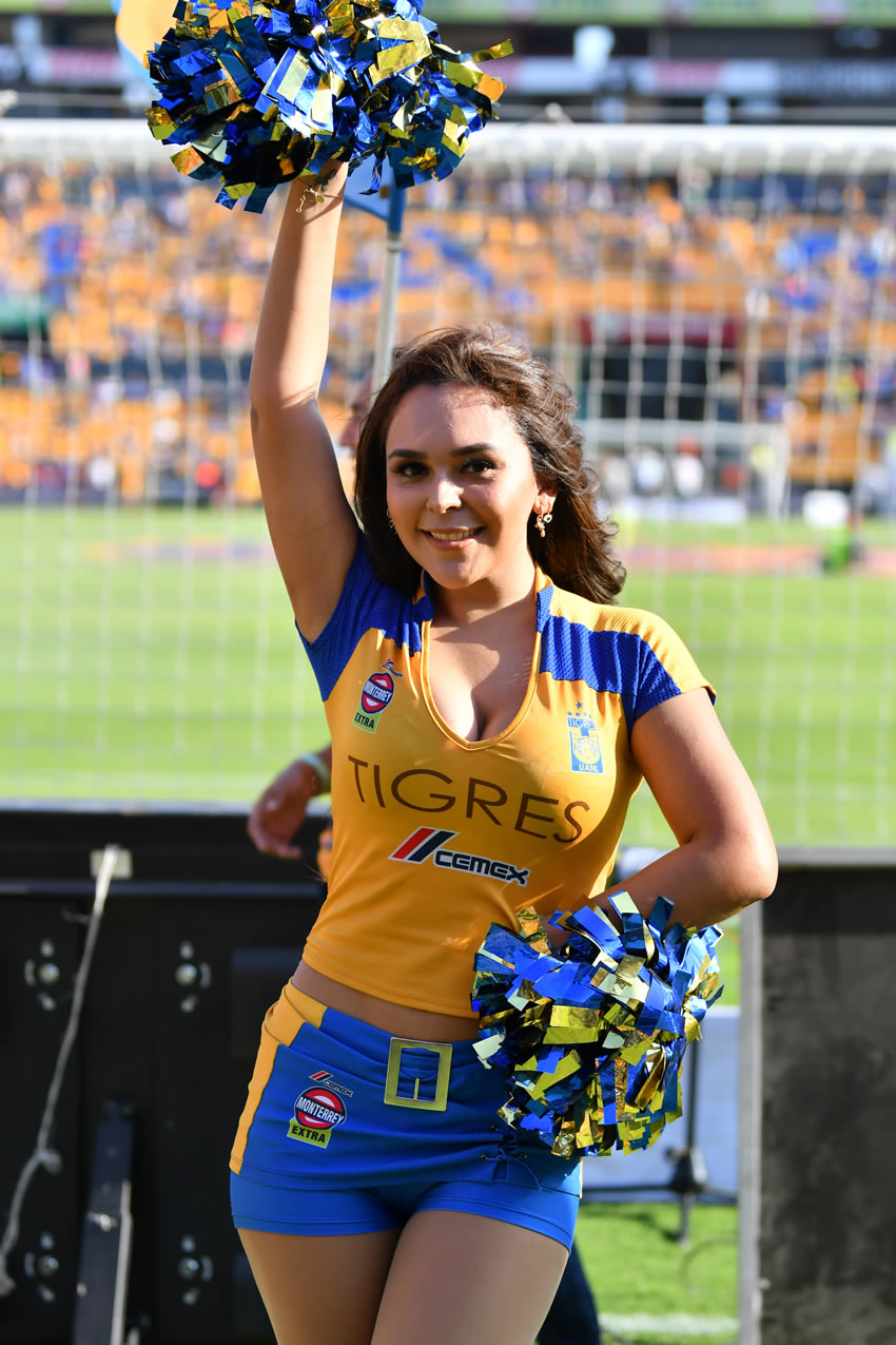 Las bellas edecanes desfilaron en los estadios de la Liga MX. Foto: Imago7