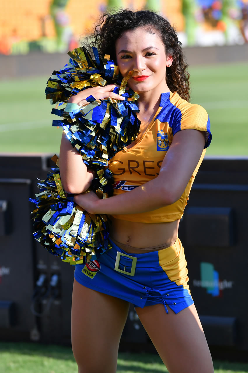 Las bellas edecanes desfilaron en los estadios de la Liga MX. Foto: Imago7