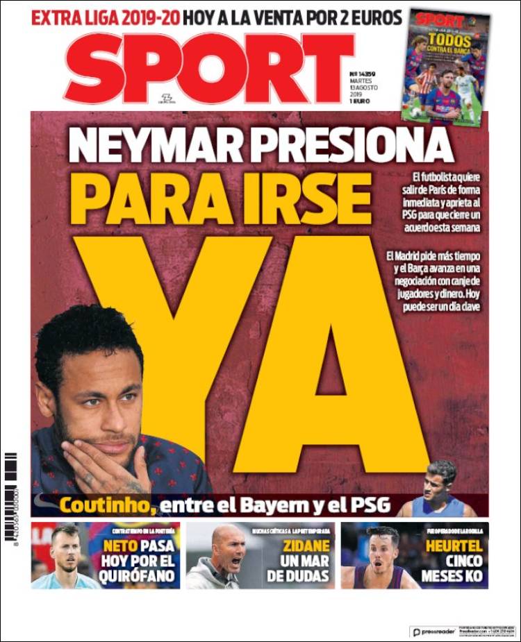 Las mejores portadas del mundo de los deportes.