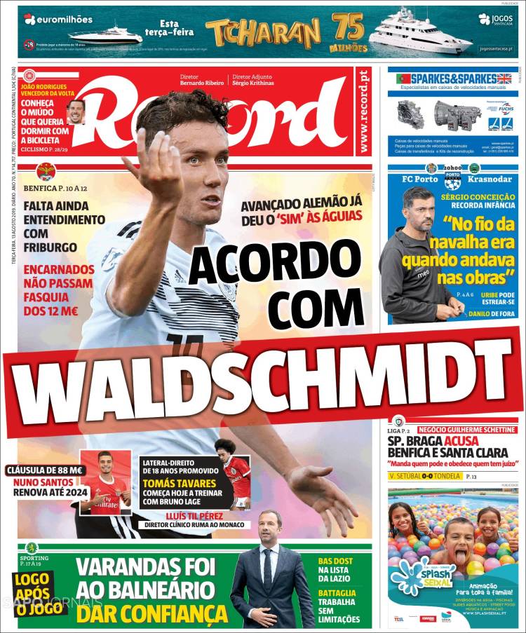 Las mejores portadas del mundo de los deportes.
