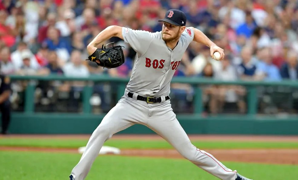 Sale ha lanzado durante diez años en MLB; siete años con CWS, tres con BOS. (Foto: @Seam_13)