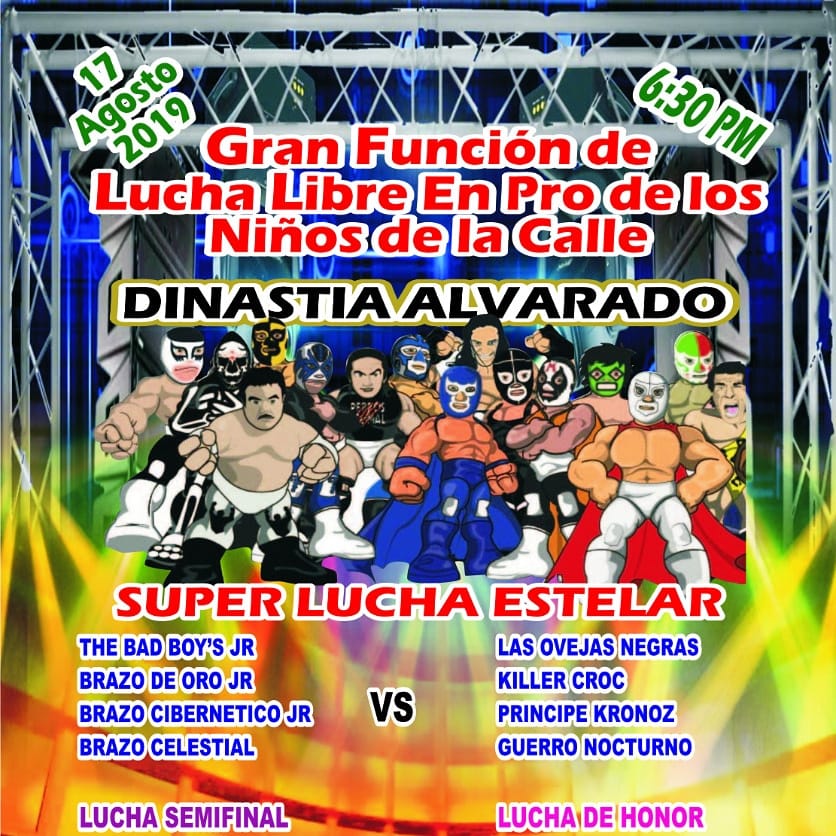 Carteleras de lucha libre del 15 al 21 de agosto de 2019