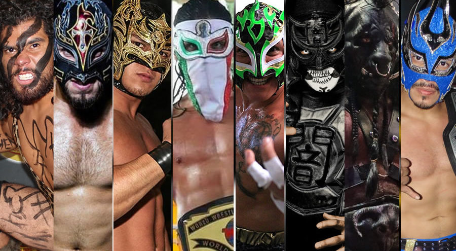 Los luchadores mexicanos que estarán en el torneo.